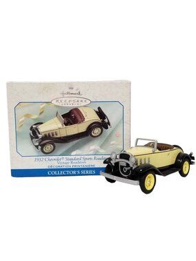 1999 Hallmark Keepsake Ornament  1932 Chevy Standard Sports Roadster Die Cast